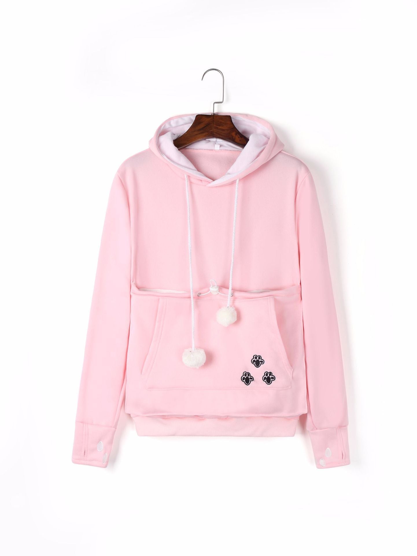 Cute Hoodies Pullover Sweatshirts With Pet Pocket