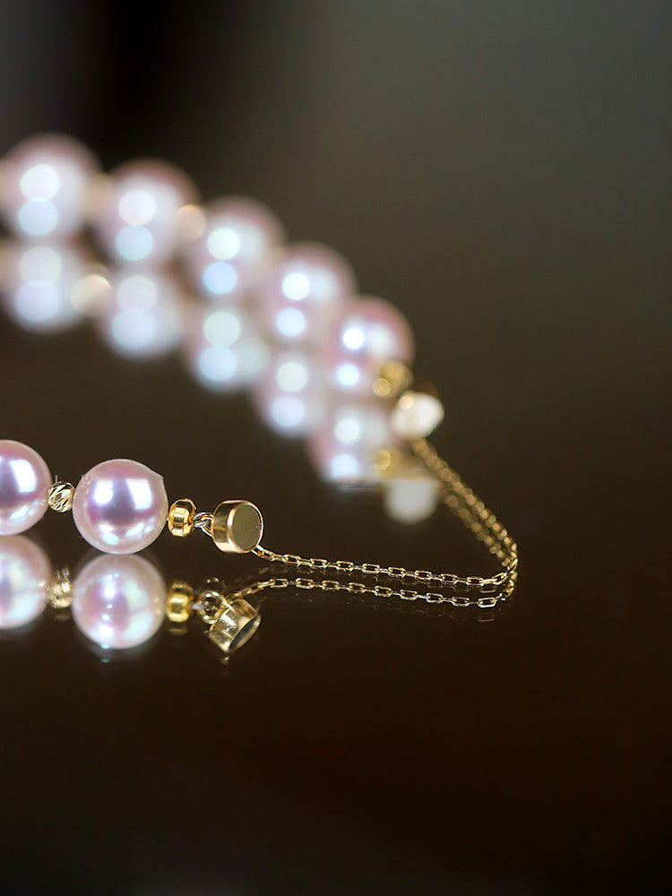 18K Gold Pearl Bracelet