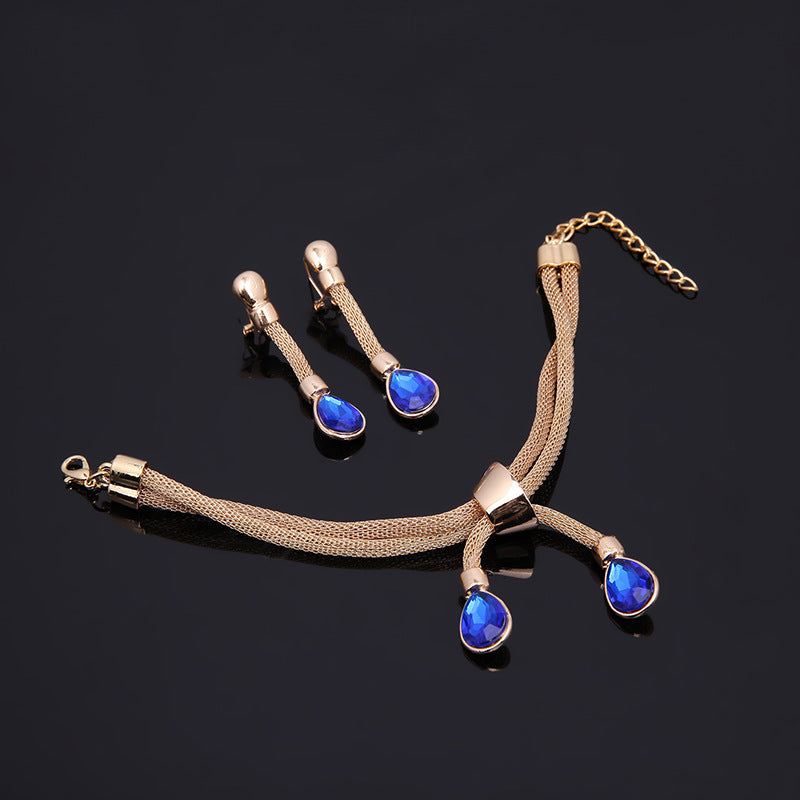 Necklac Earrings Jewellery Set