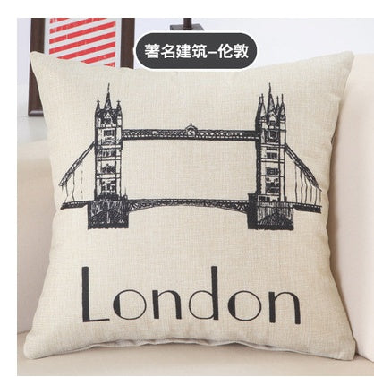 Print Pillow Cases Decorative Pillows Cotton Home Decoration Square Throw Pillows Cover - Totta Fashion 