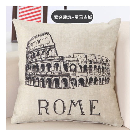 Print Pillow Cases Decorative Pillows Cotton Home Decoration Square Throw Pillows Cover - Totta Fashion 