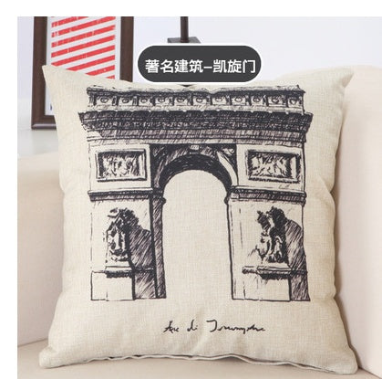 Print Pillow Cases Decorative Pillows Cotton Home Decoration Square Throw Pillows Cover - Totta Fashion 