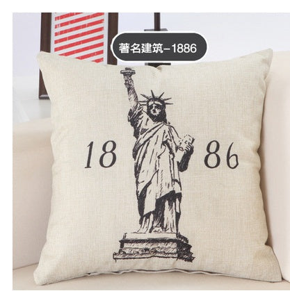 Print Pillow Cases Decorative Pillows Cotton Home Decoration Square Throw Pillows Cover - Totta Fashion 