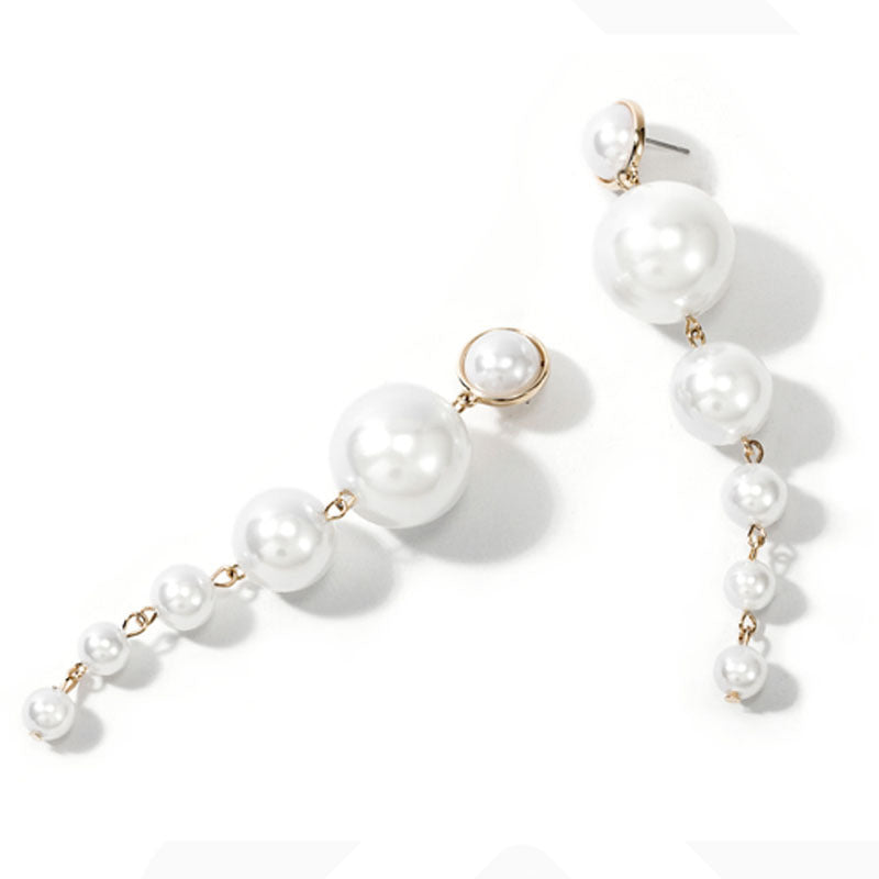 Exaggerated Big Earrings, Pearl  Earrings