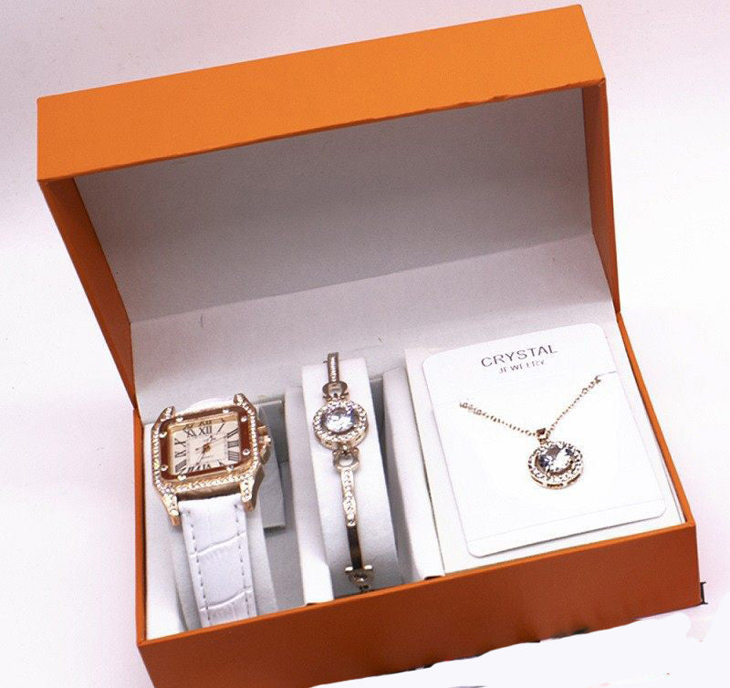 Wrist Watch Set Watches Women's New Necklace Bracelets Wristwatches