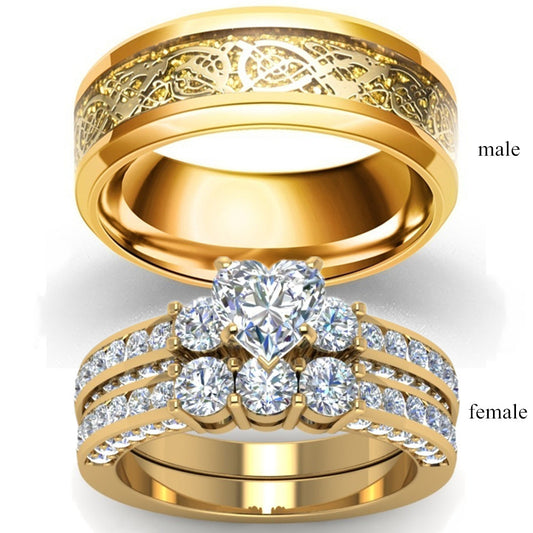 Zircon Gold Ring Ring