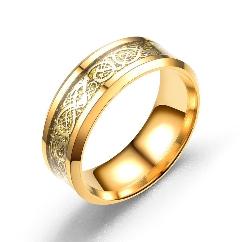 Zircon Gold Ring Ring For Couples