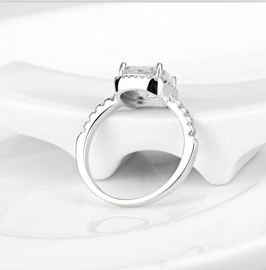 925 Sterling Silver Diamond Ring