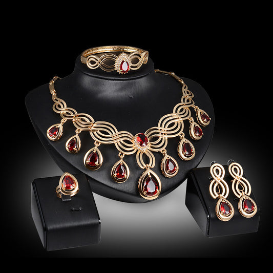 Fashion Necklace And Earrings Alloy Jewelry Set