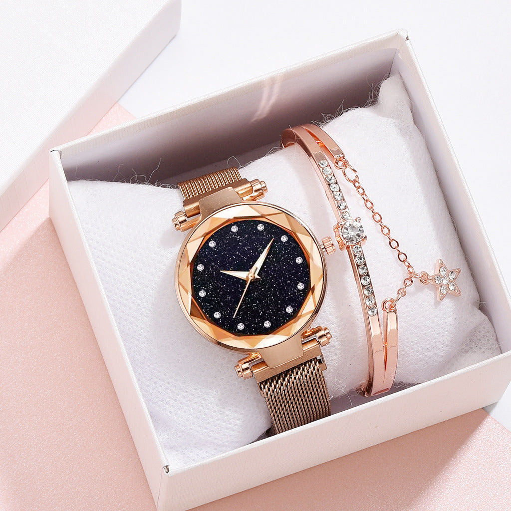 Luxury Women Watches Bracelet Set Fashion Elegant Watch