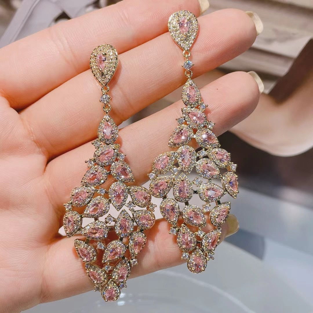 Diamond Drop Earrings