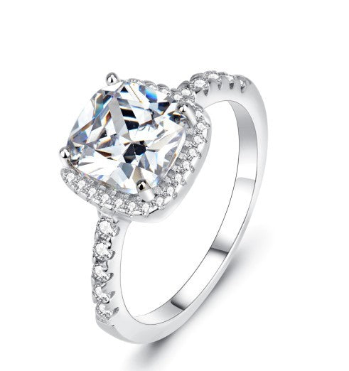 925 Sterling Silver Diamond Ring