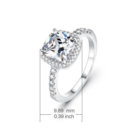 925 Sterling Silver Diamond Ring