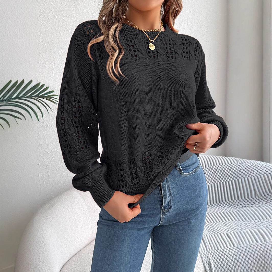 Sleeve Pullover Sweaters Women's Clothing