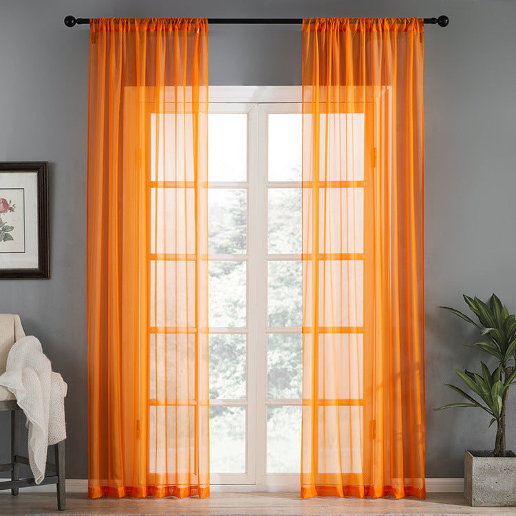 Fashionable  And Simple Pure wonderful Color Cotton And Linen Window Screen - Totta Fashion 