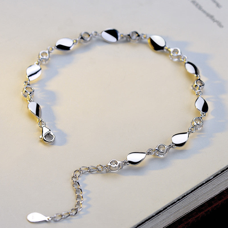 Diamond 925 sterling silver bracelet