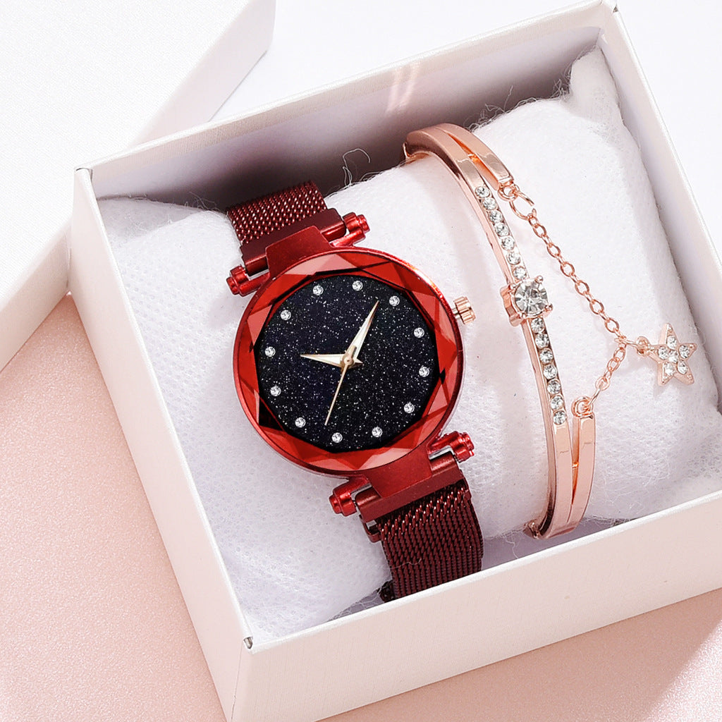 Luxury Women Watches Bracelet Set Fashion Elegant Watch