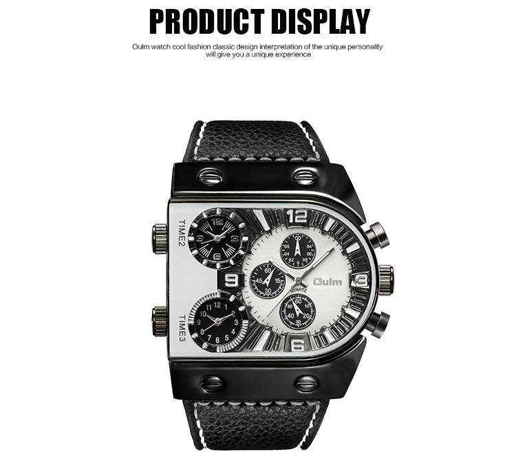 Double Display Quartz Wristwatch