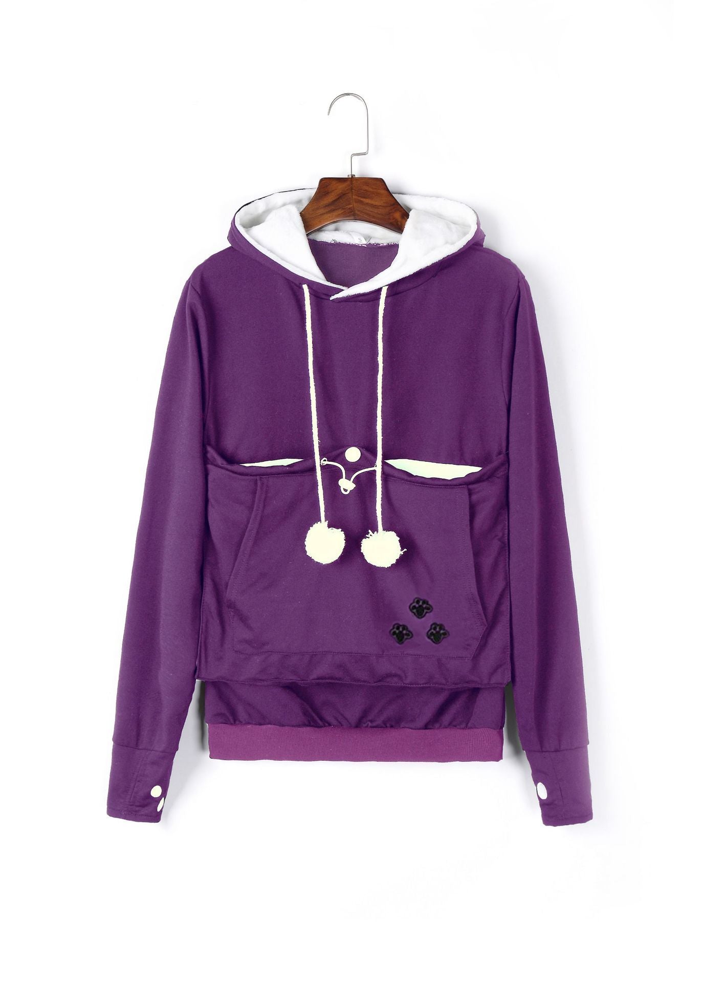 Cute Hoodies Pullover Sweatshirts With Pet Pocket