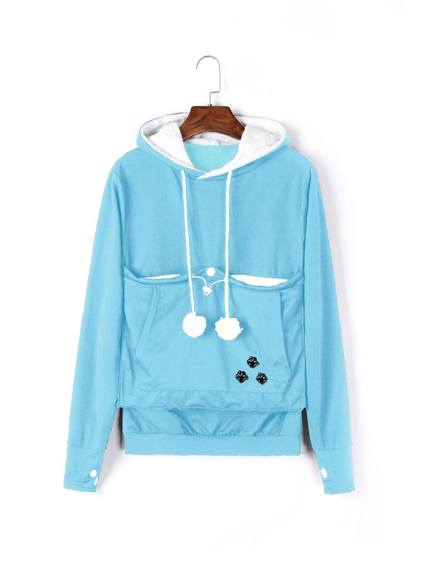 Cute Hoodies Pullover Sweatshirts With Pet Pocket