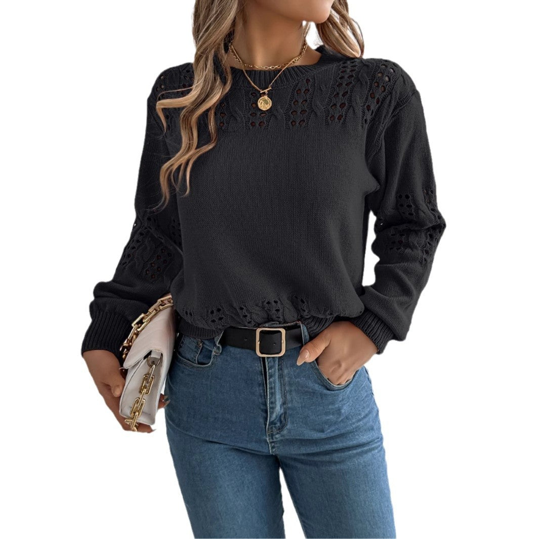 Sleeve Pullover Sweaters Women's Clothing