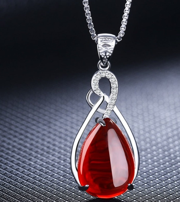 925 Silver Clavicle Necklace Fashion Pendant