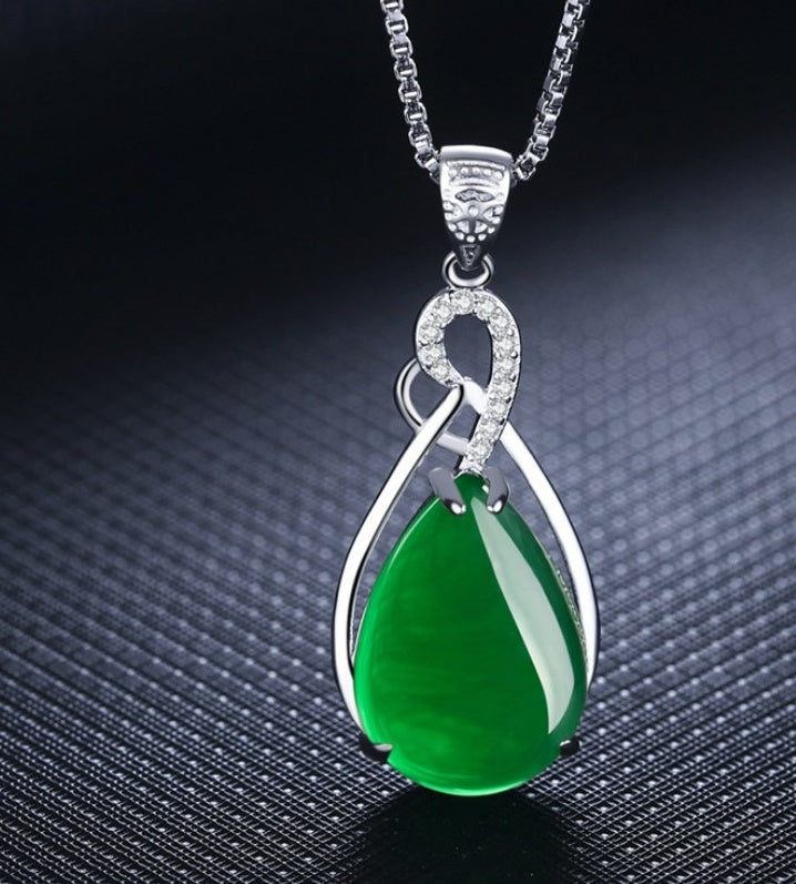 925 Silver Clavicle Necklace Fashion Pendant