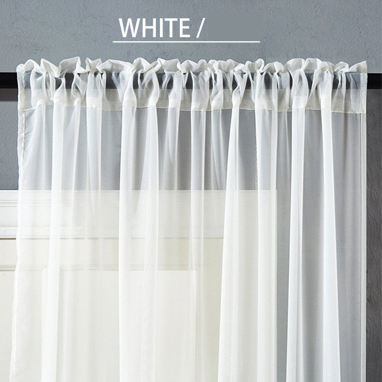 Fashionable  And Simple Pure wonderful Color Cotton And Linen Window Screen - Totta Fashion 