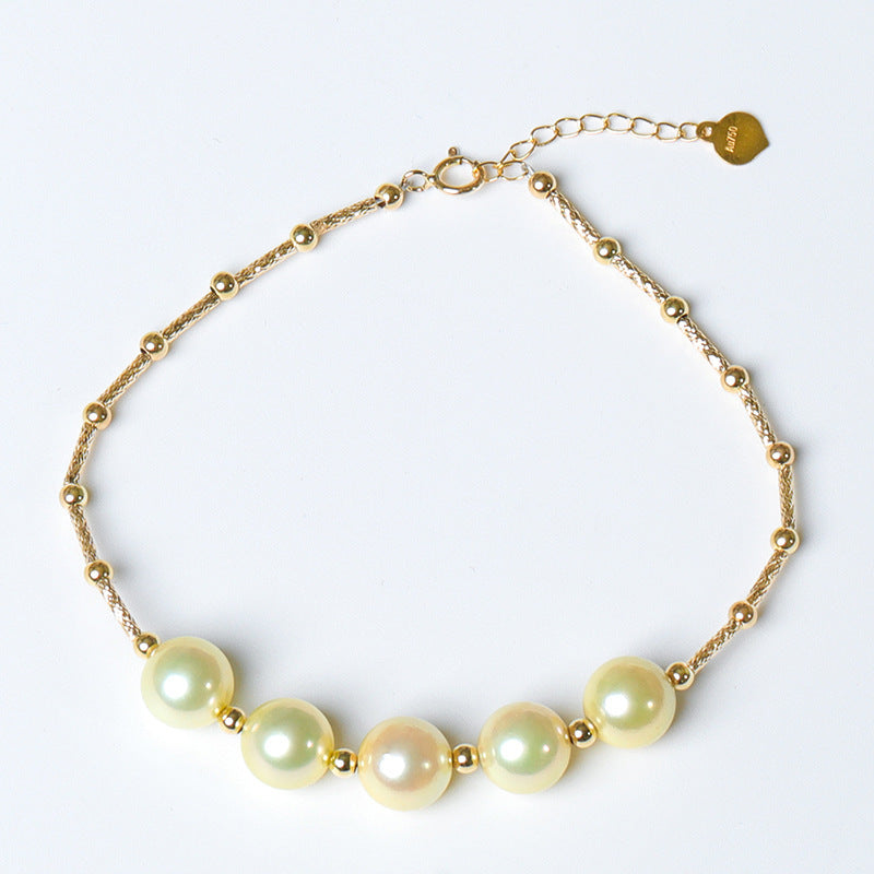 Light Gold Pearl Bracelet