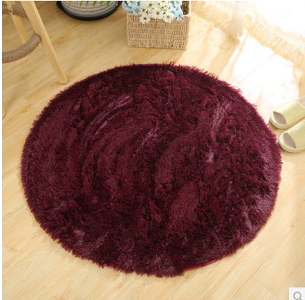 Round Rug Carpets For Living Room Decor Faux Fur Carpet Kids Room Long Plush Rugs For Bedroom - Totta Fashion 