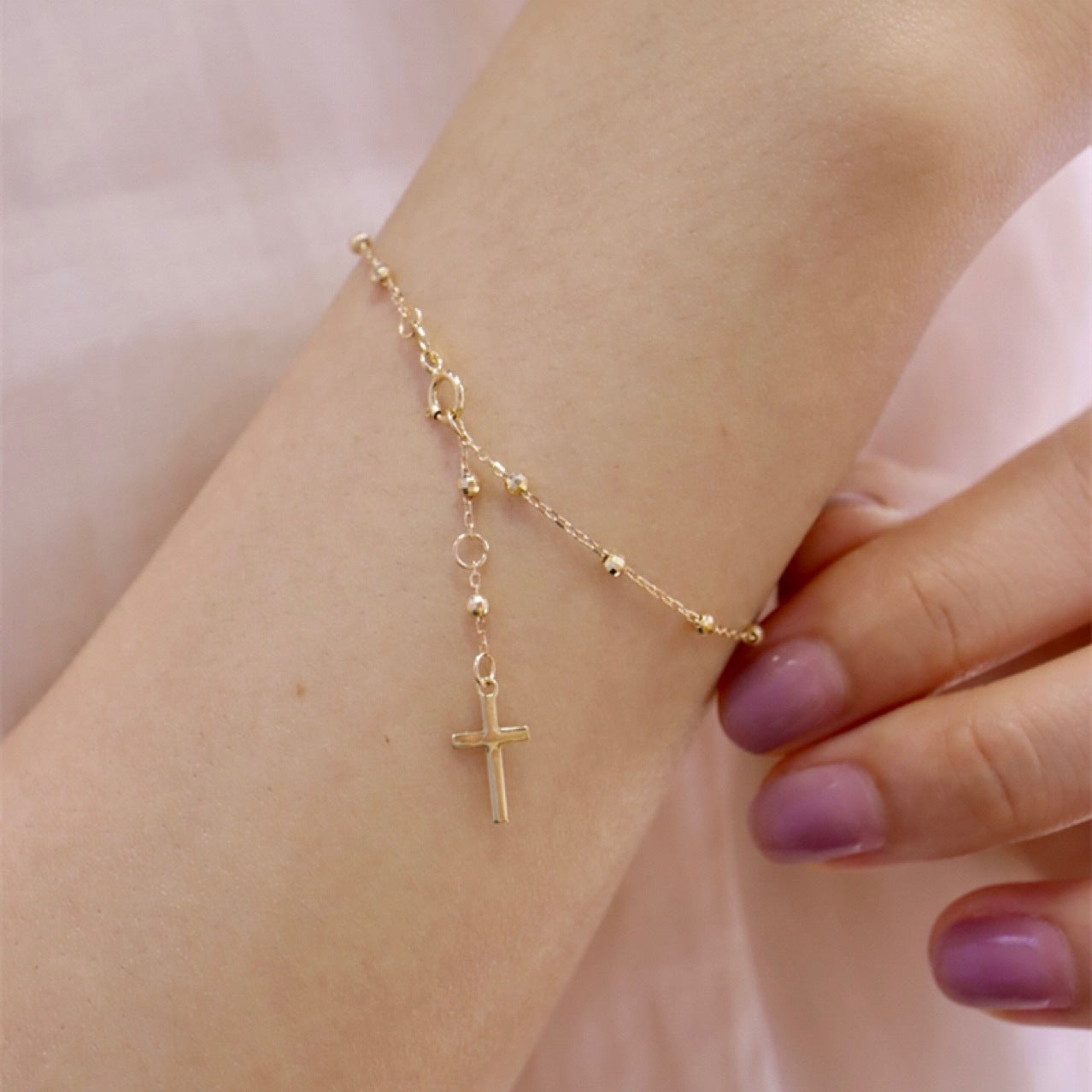 18K Gold Necklace Bracelet