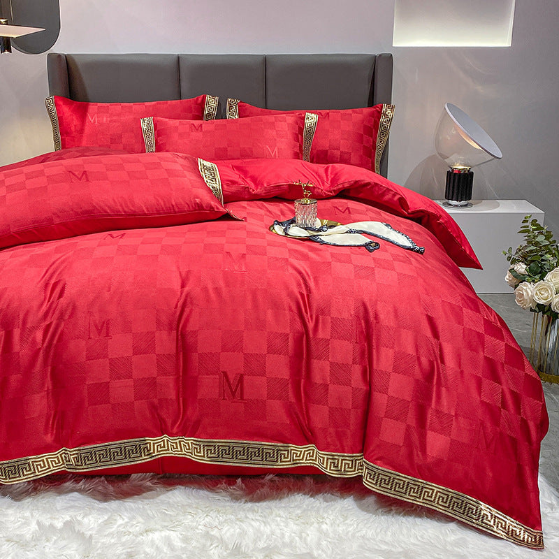 Cotton Sheets Quilt Cover Bed - Totta Fashion 