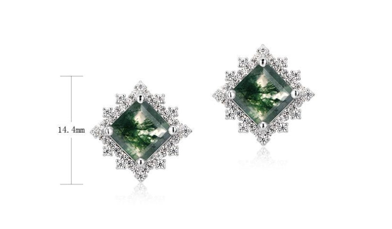 Light Luxury Green Earrings