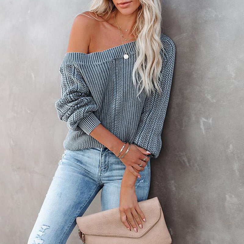 V-neck Sleeve Long Sleeve Sweater