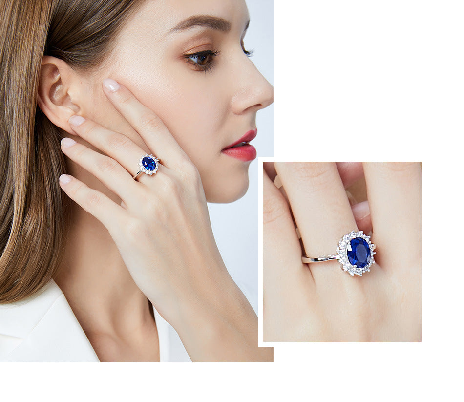 Royal blue ring