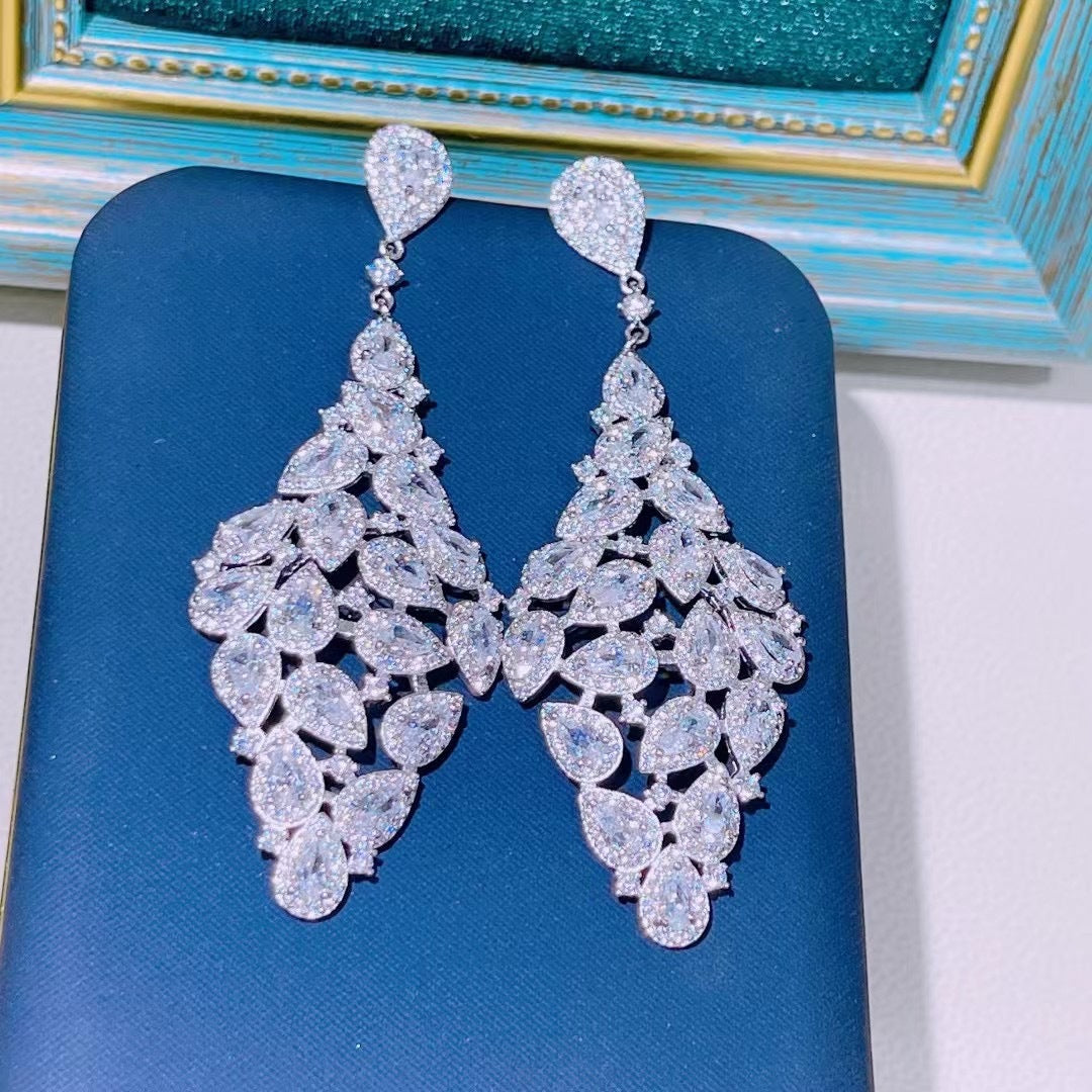 Diamond Drop Earrings