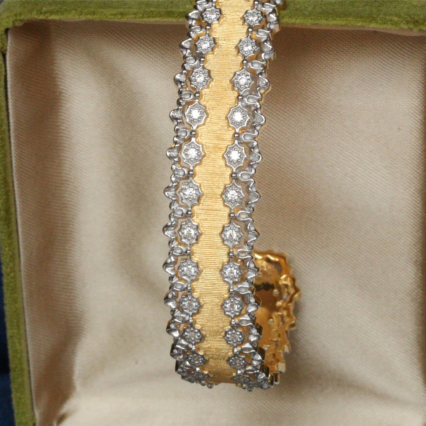 925 Silver Gold Vintage Bracelet