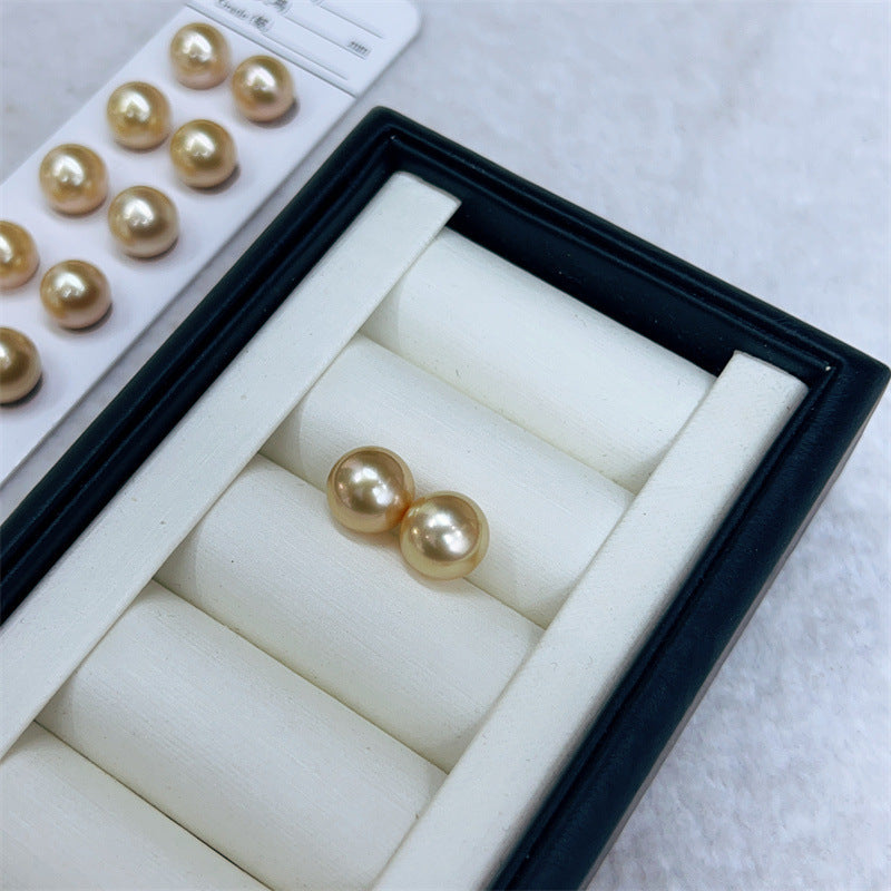 Gold Pearl Earrings