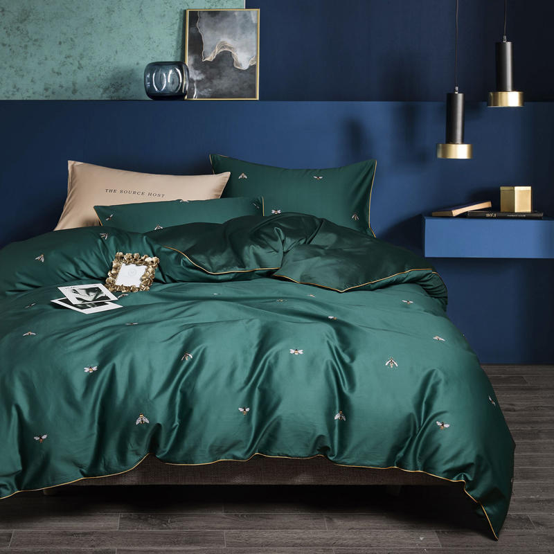 Four-piece Full Cotton Sheet Duvet Cover - Totta Fashion 