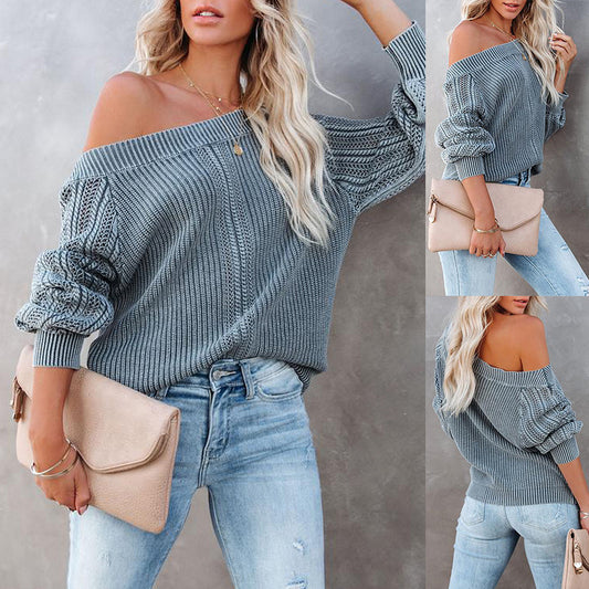 V-neck Sleeve Long Sleeve Sweater