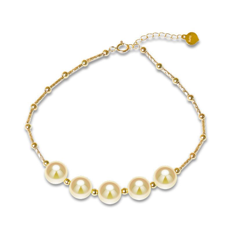 Light Gold Pearl Bracelet