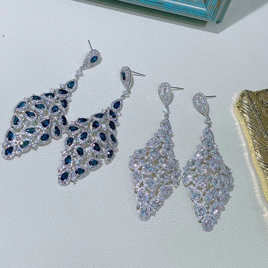 Diamond Drop Earrings