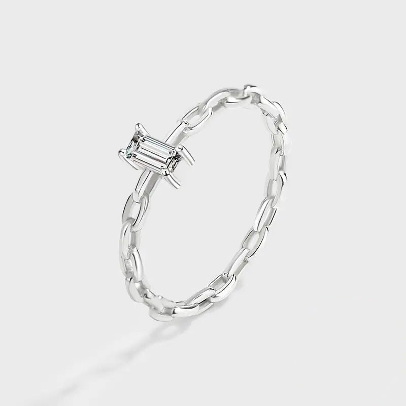 Buckle Geometric Ring