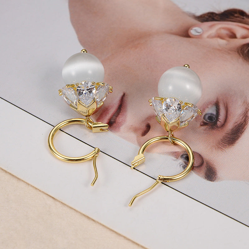 Opal Earrings Women