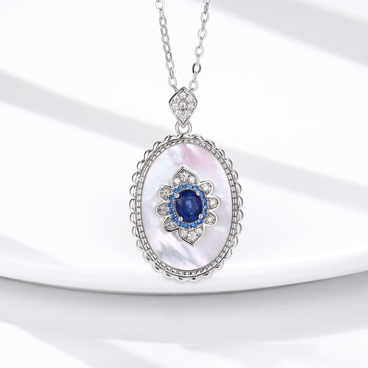 Diamond Pendant 925 Sterling Silver Party Wedding Necklace