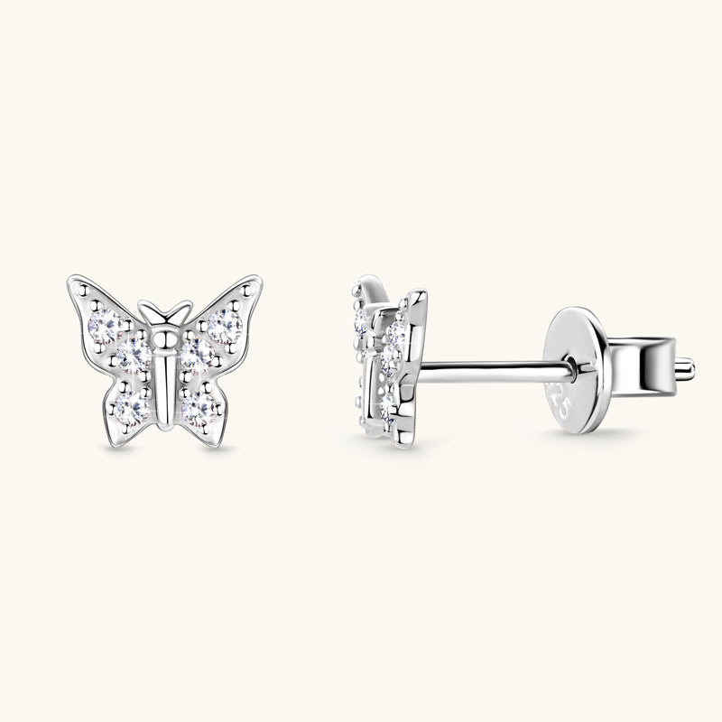 Diamond S925 Zeng Silver Earrings