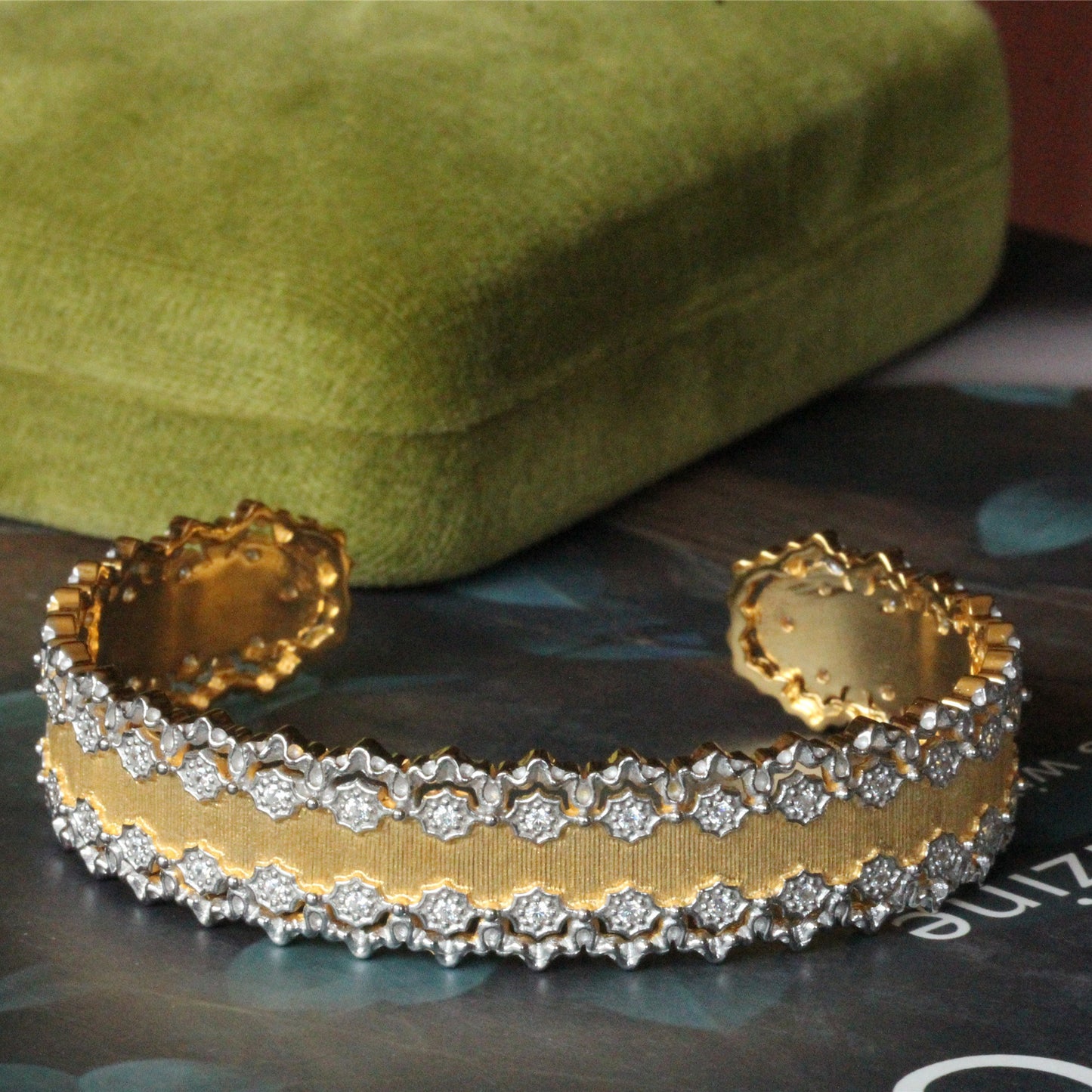 925 Silver Gold Vintage Bracelet