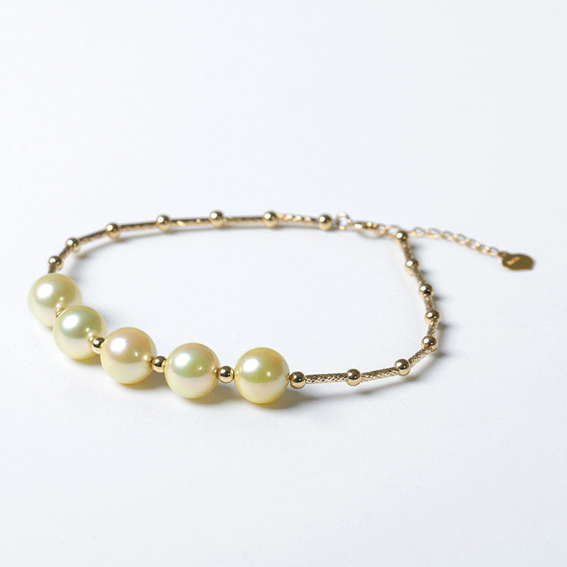 Light Gold Pearl Bracelet