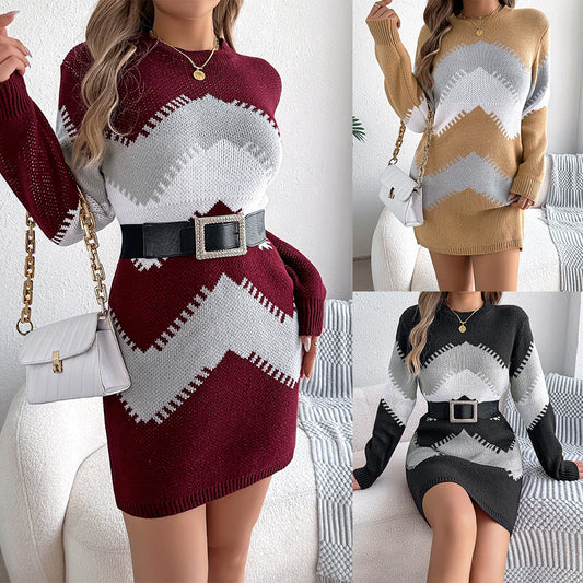  Sleeve Sweater Dress Beauty Clothing