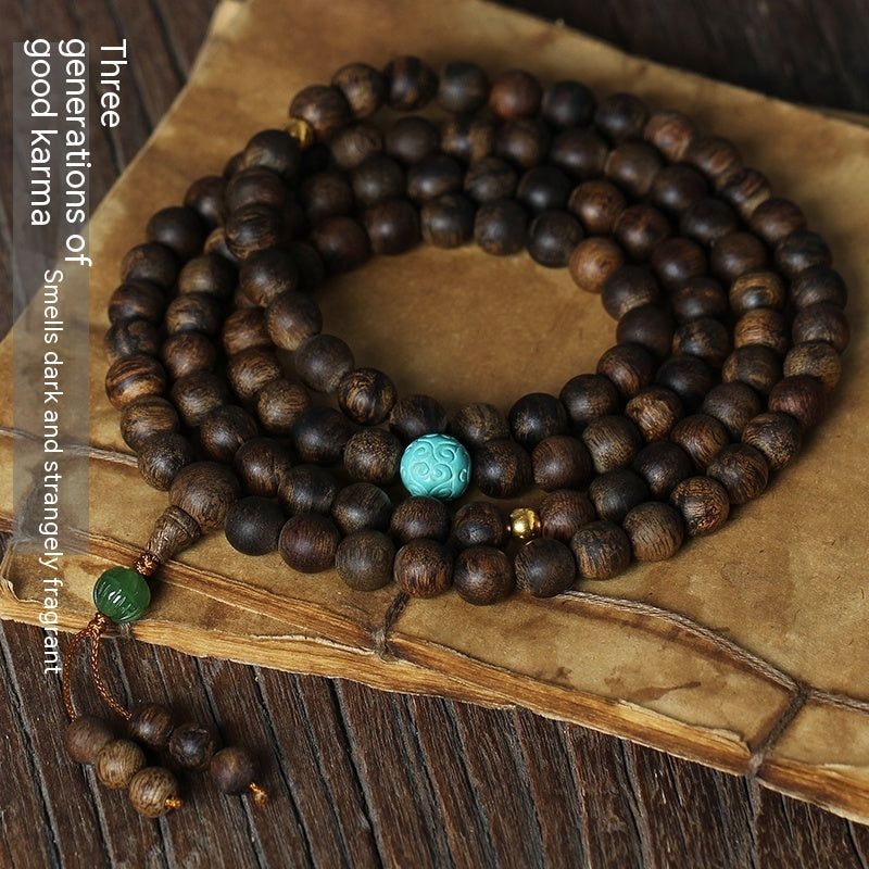 Fashion incense wood String Bracelet